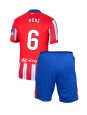 Atletico Madrid Koke #6 Domácí dres pro děti 2024-25 Krátký Rukáv (+ trenýrky)